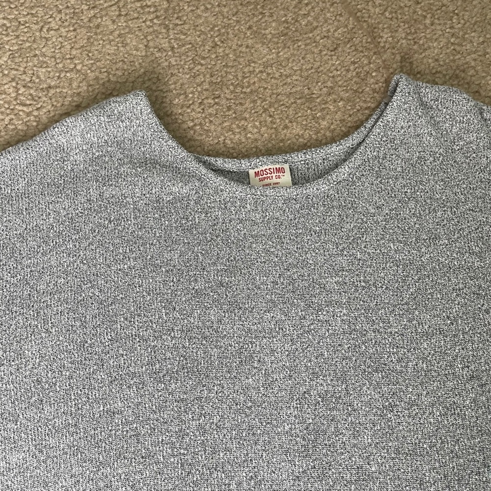 Mossimo Gray Lightweight Sweater - Picture 2 of 3
